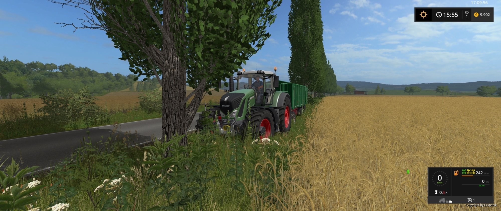 Warten auf den Lexion ......