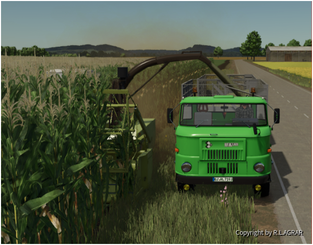Mais häckseln für Silage...👍