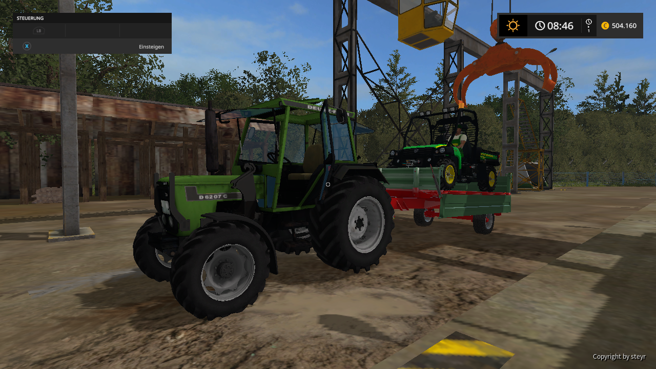 deutz traktoren bei der arbeit
