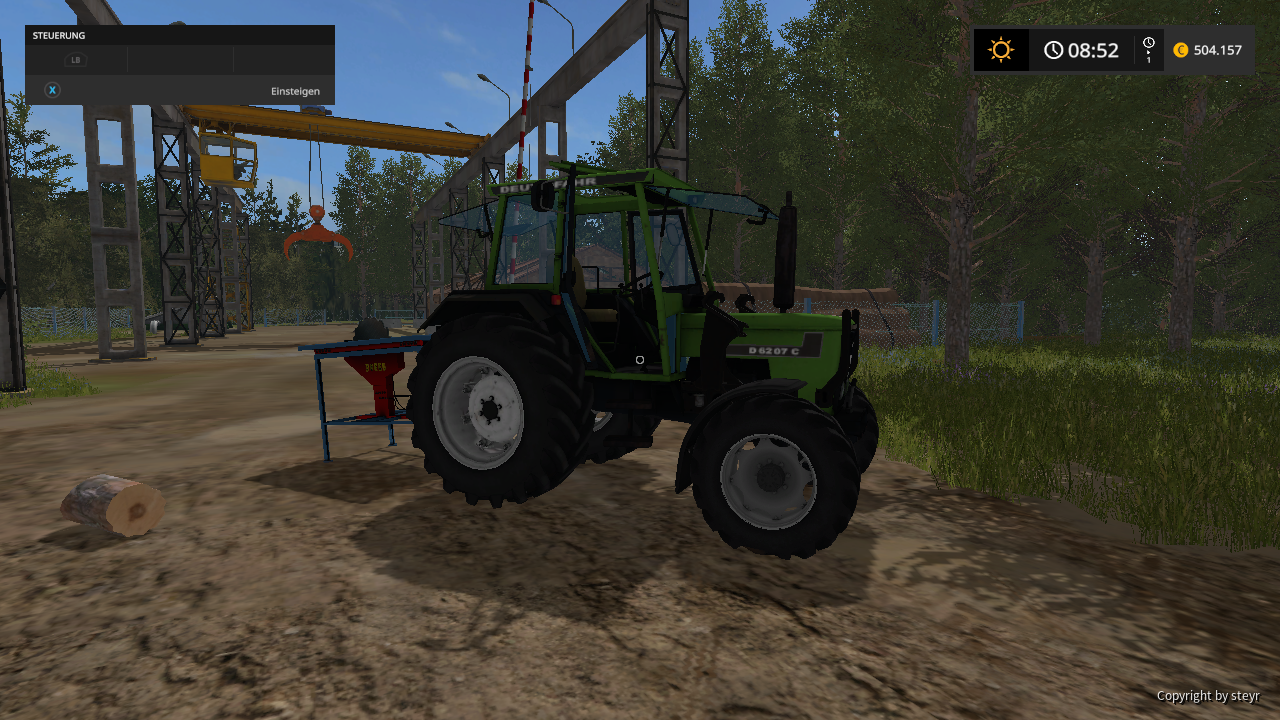 deutz traktoren bei der arbeit