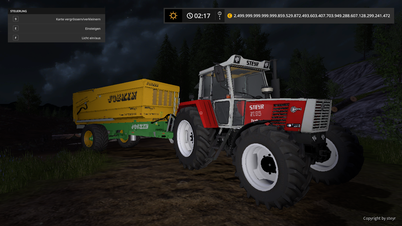steyr 8165 mit jokin kipper