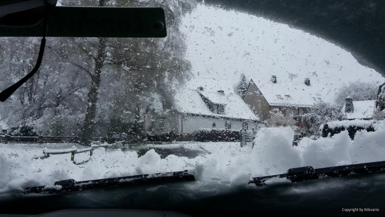 Schnee am 17.04.17