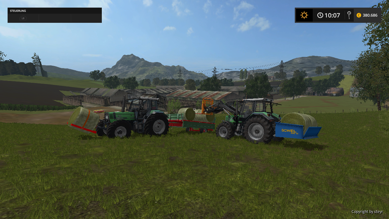 deutz traktoren bei der arbeit