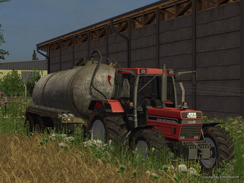 Case IHC 1455 XL + Fortschritt HTS 100.