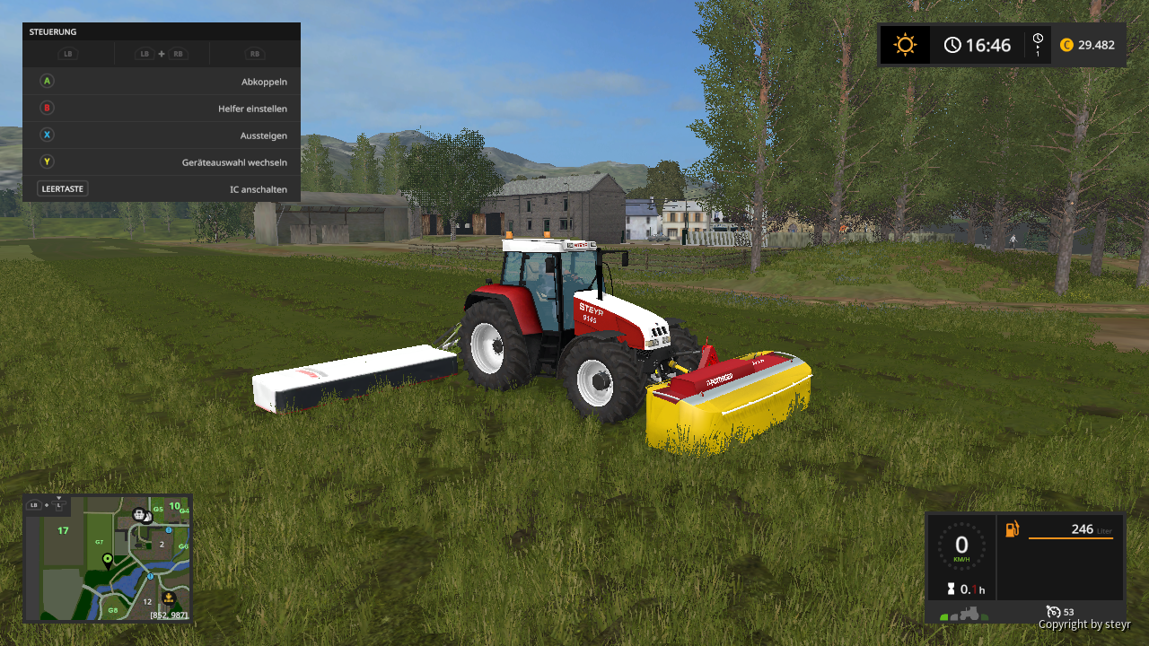 arbeiten mit steyr 9145