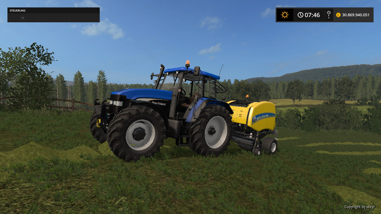 pressen mit new holland tm175