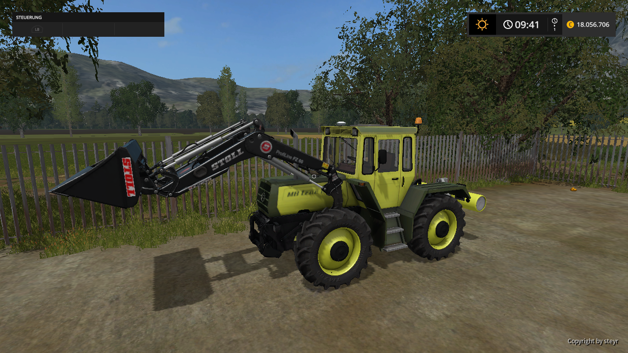 mb trac mit frontlader