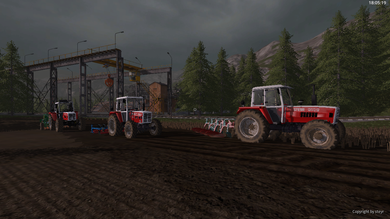 steyr 80er serie am werkeln