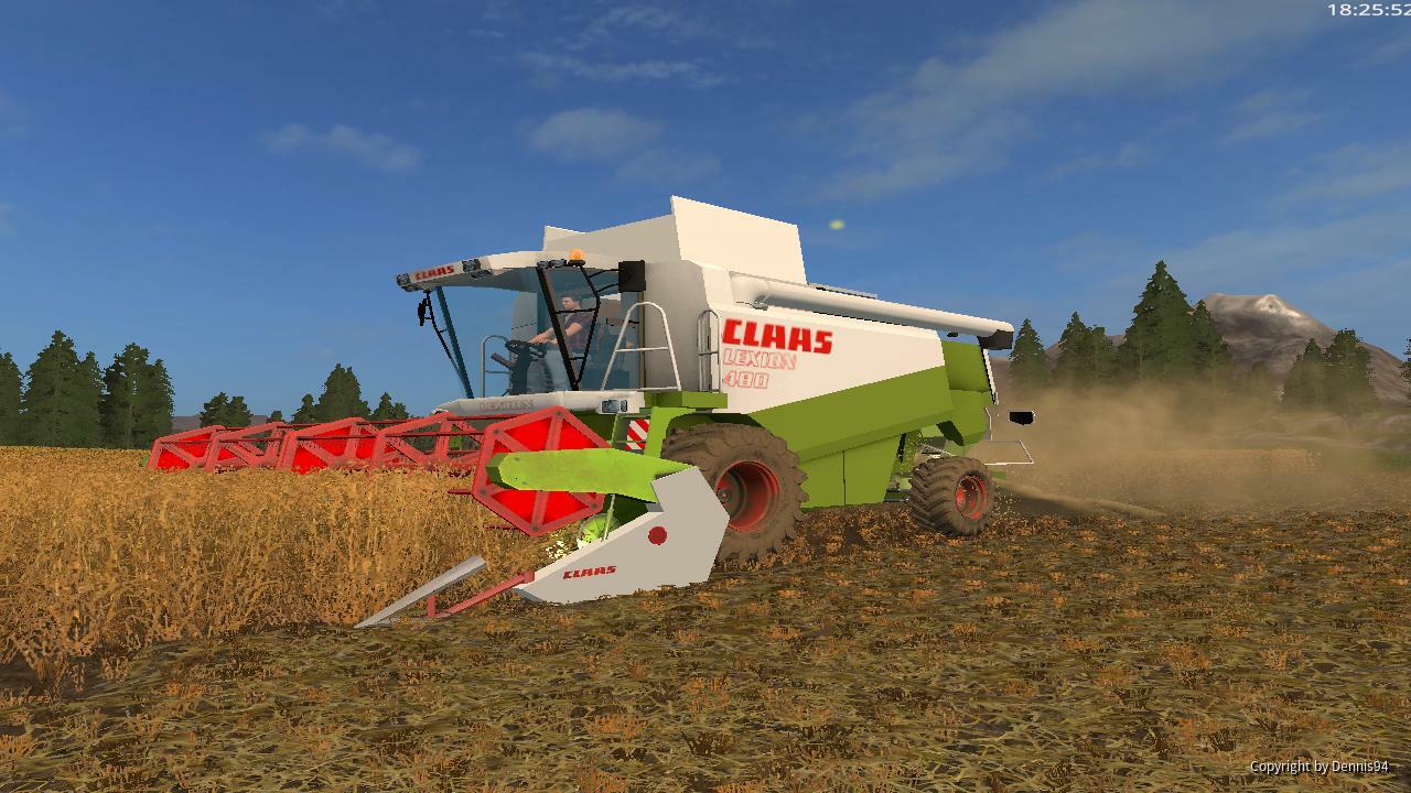 Claas Lexion 480 am Dreschen