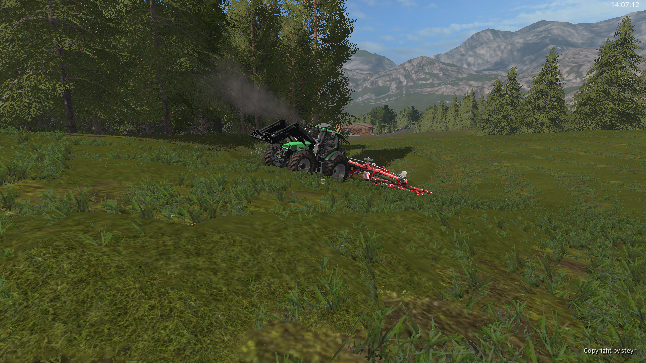 schwaden mit deutz agrotron 120
