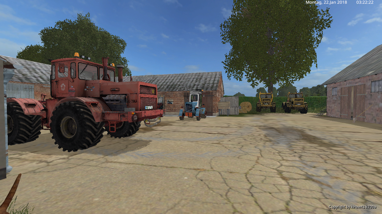 Kirovets in Rot