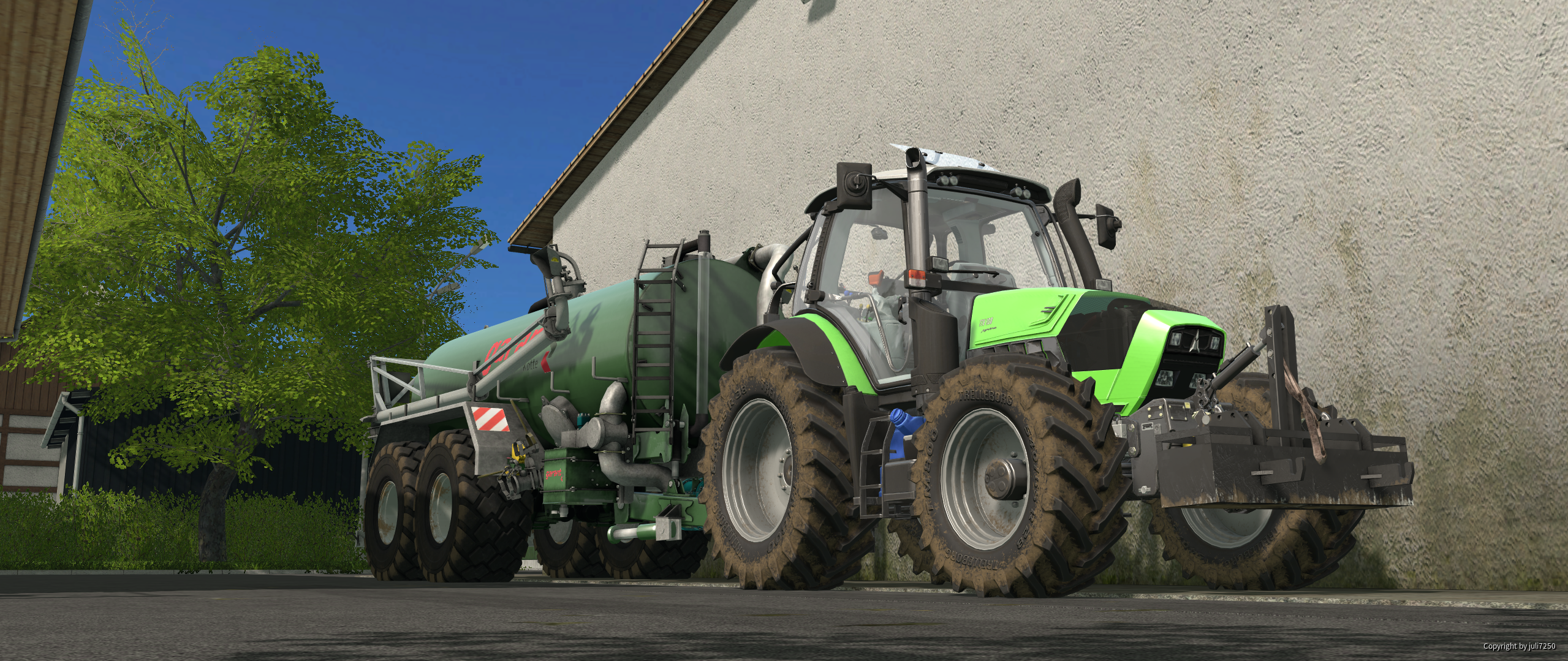 Gülle fahren mit dem Agroton 150