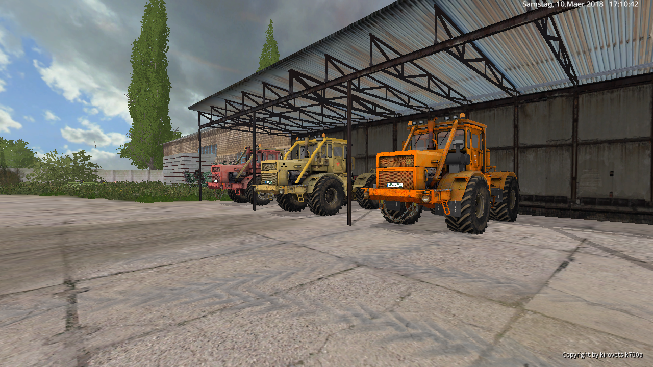 Kirovets K700A in Gelb &Rot und K701