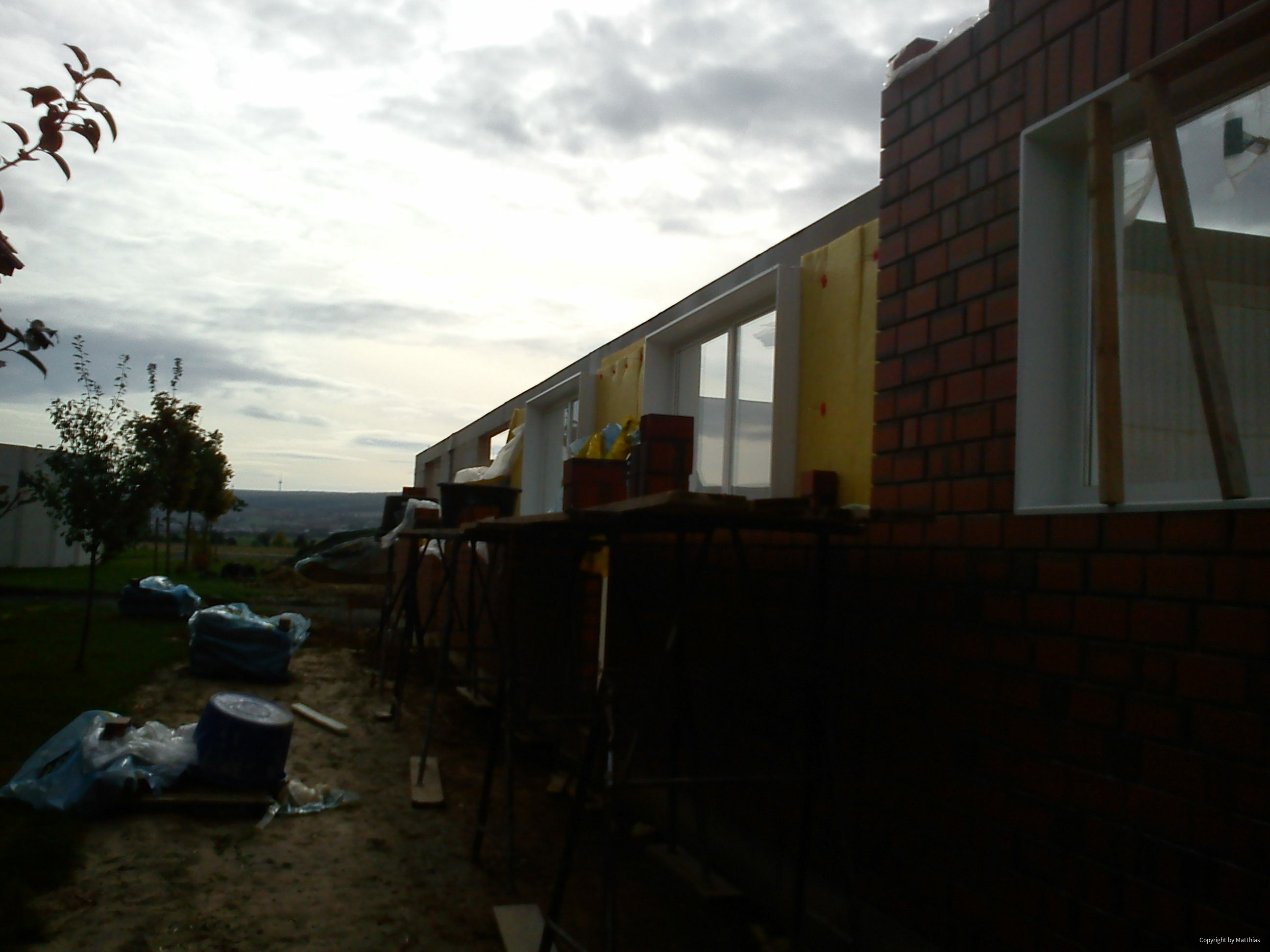 Maststall Bau im Jahr 2013 (Schweinemast)