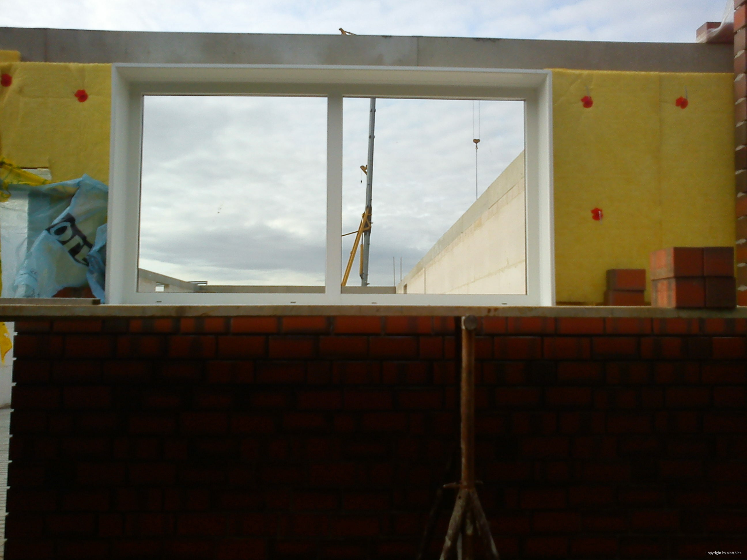 Maststall Bau im Jahr 2013 (Schweinemast)