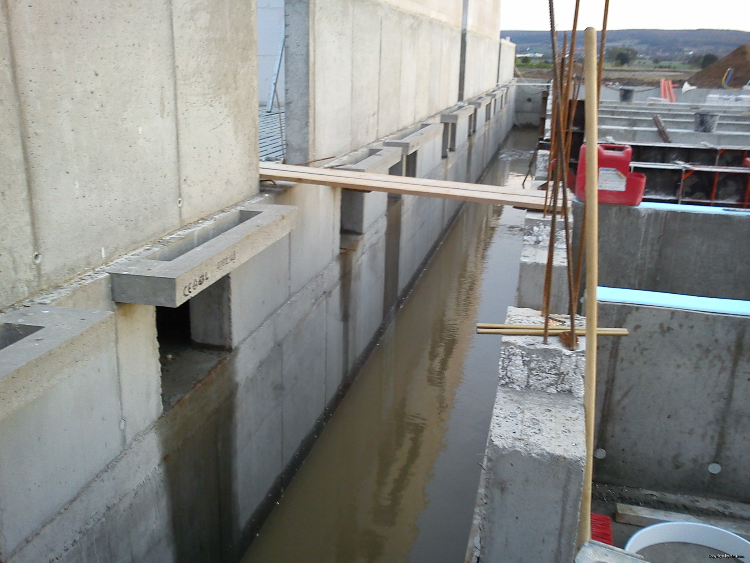 Maststall Bau im Jahr 2013 (Schweinemast)