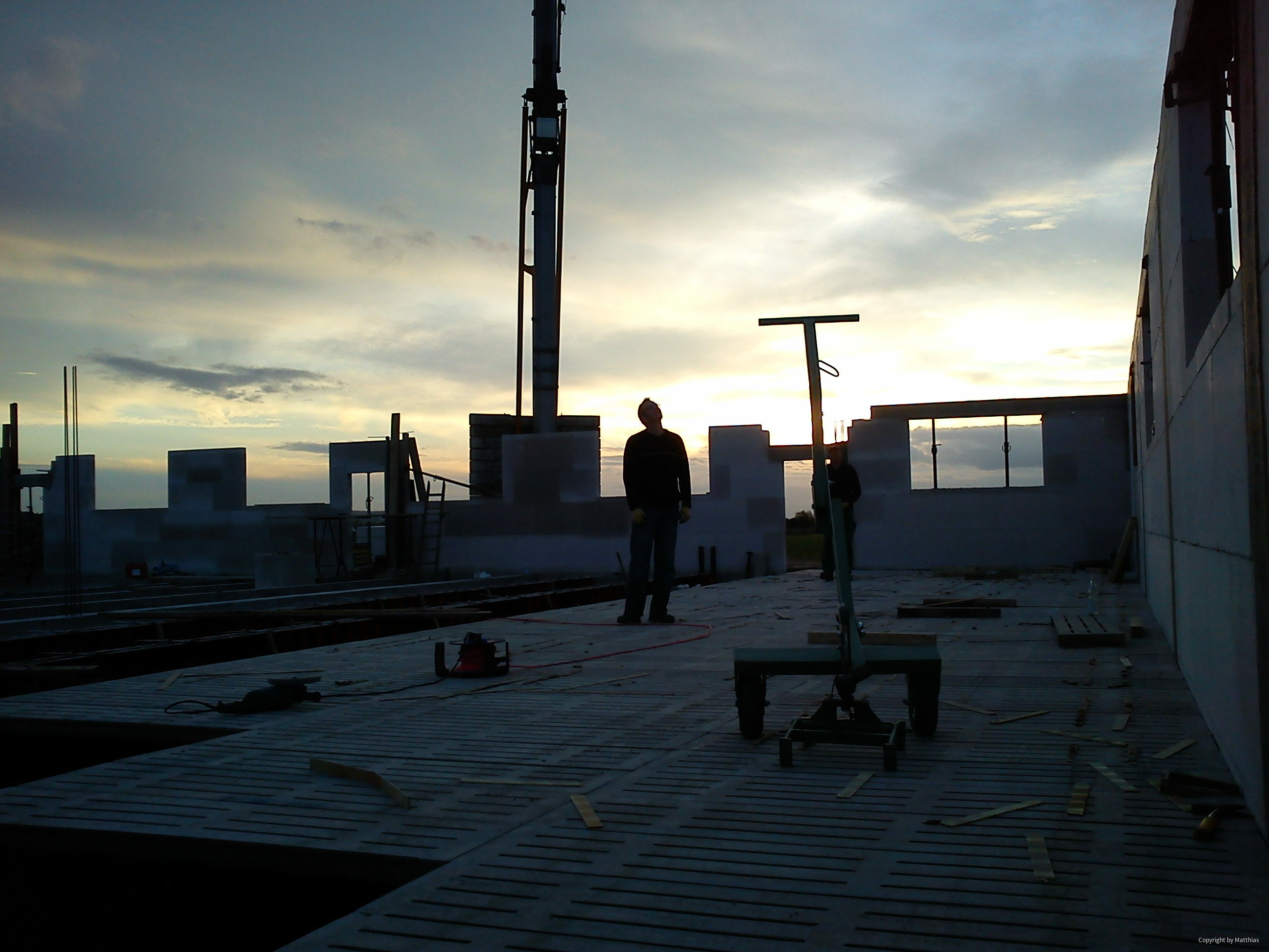 Maststall Bau im Jahr 2013 (Schweinemast)-2