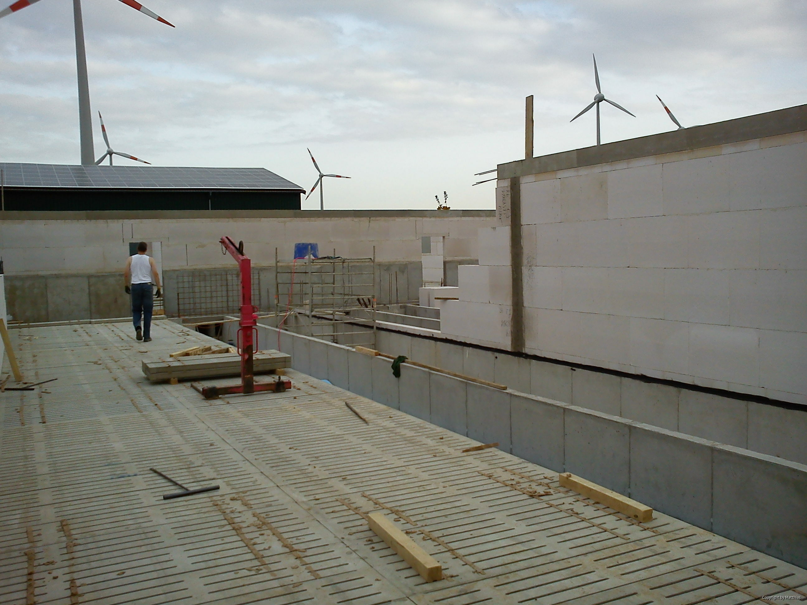 Maststall Bau im Jahr 2013 (Schweinemast)-2