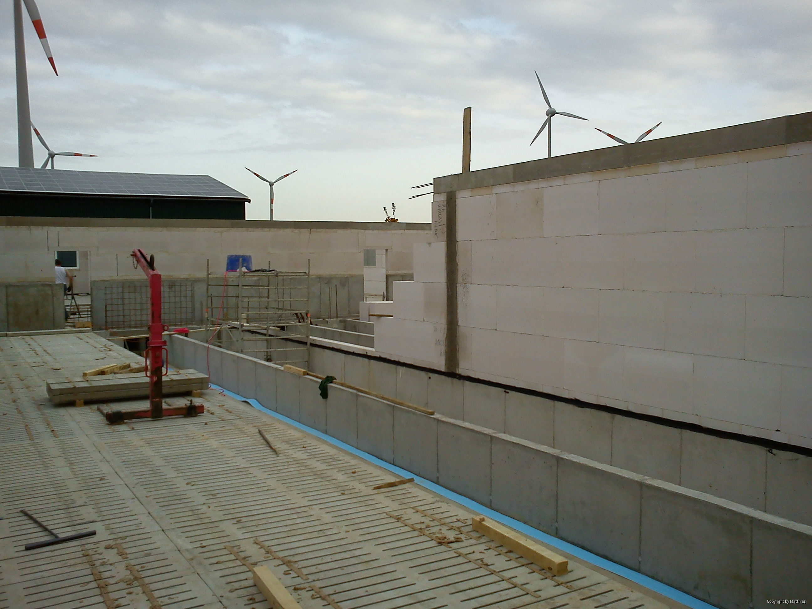 Maststall Bau im Jahr 2013 (Schweinemast)-2