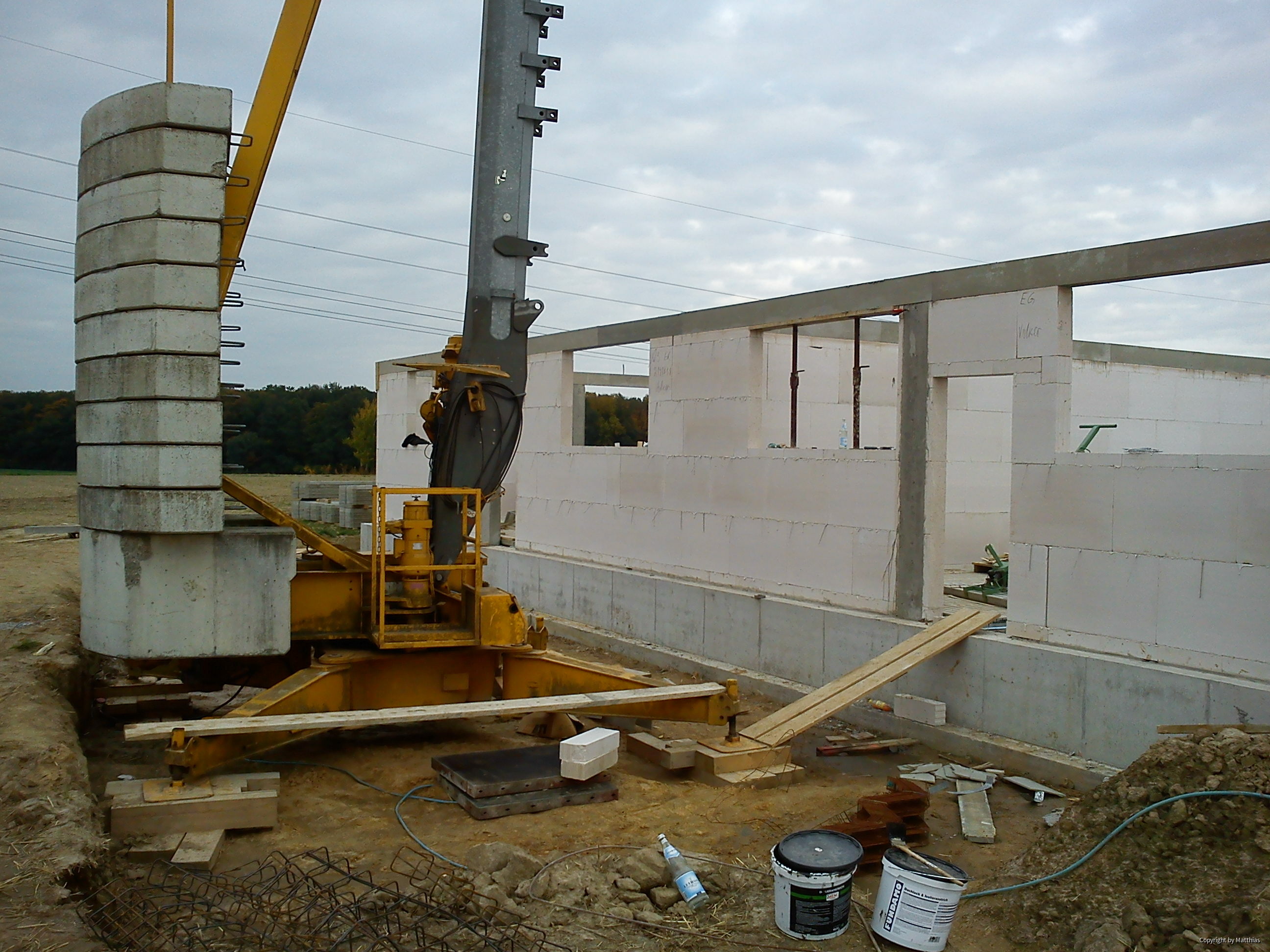 Maststall Bau im Jahr 2013 (Schweinemast)-2