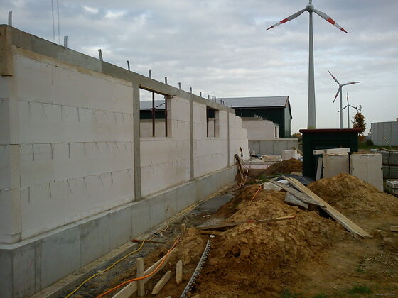 Maststall Bau im Jahr 2013 (Schweinemast)-2