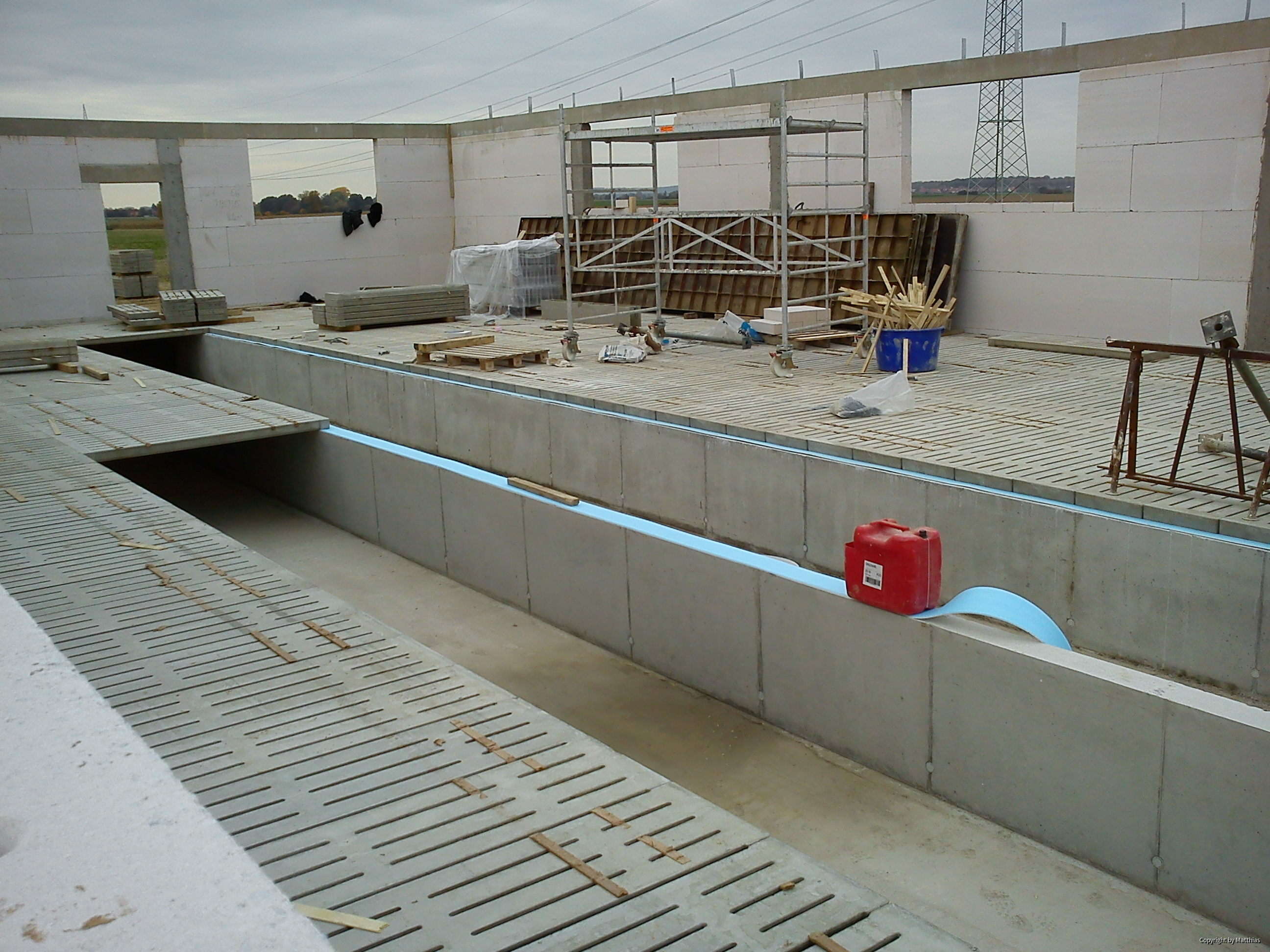 Maststall Bau im Jahr 2013 (Schweinemast)-2