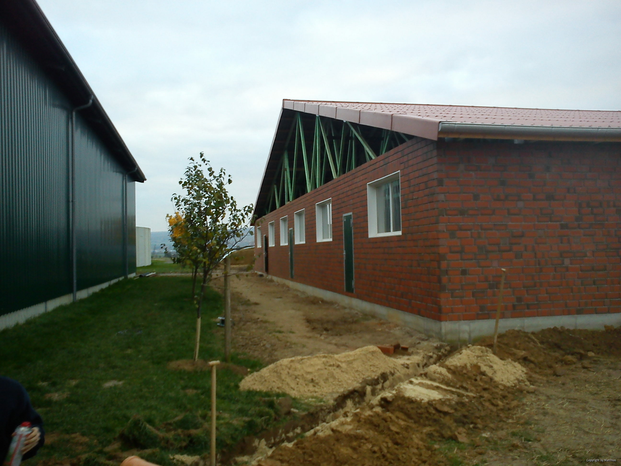Maststall Bau im Jahr 2013 (Schweinemast)-3