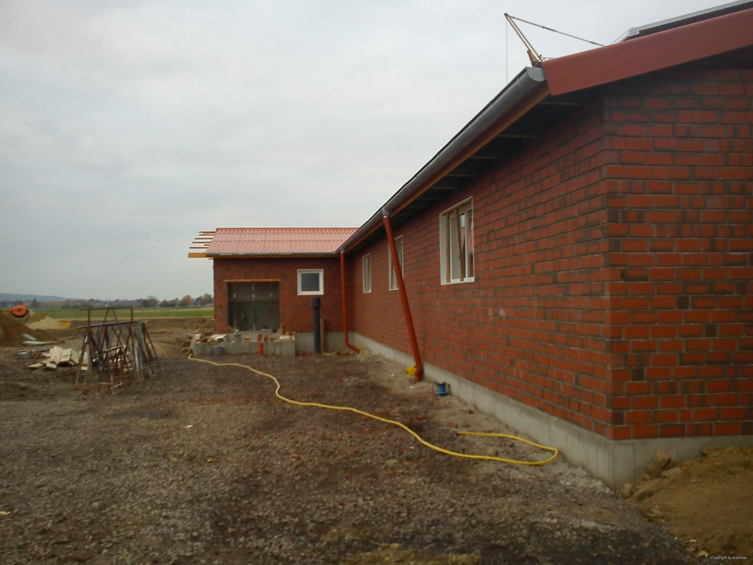 Maststall Bau im Jahr 2013 (Schweinemast)-3