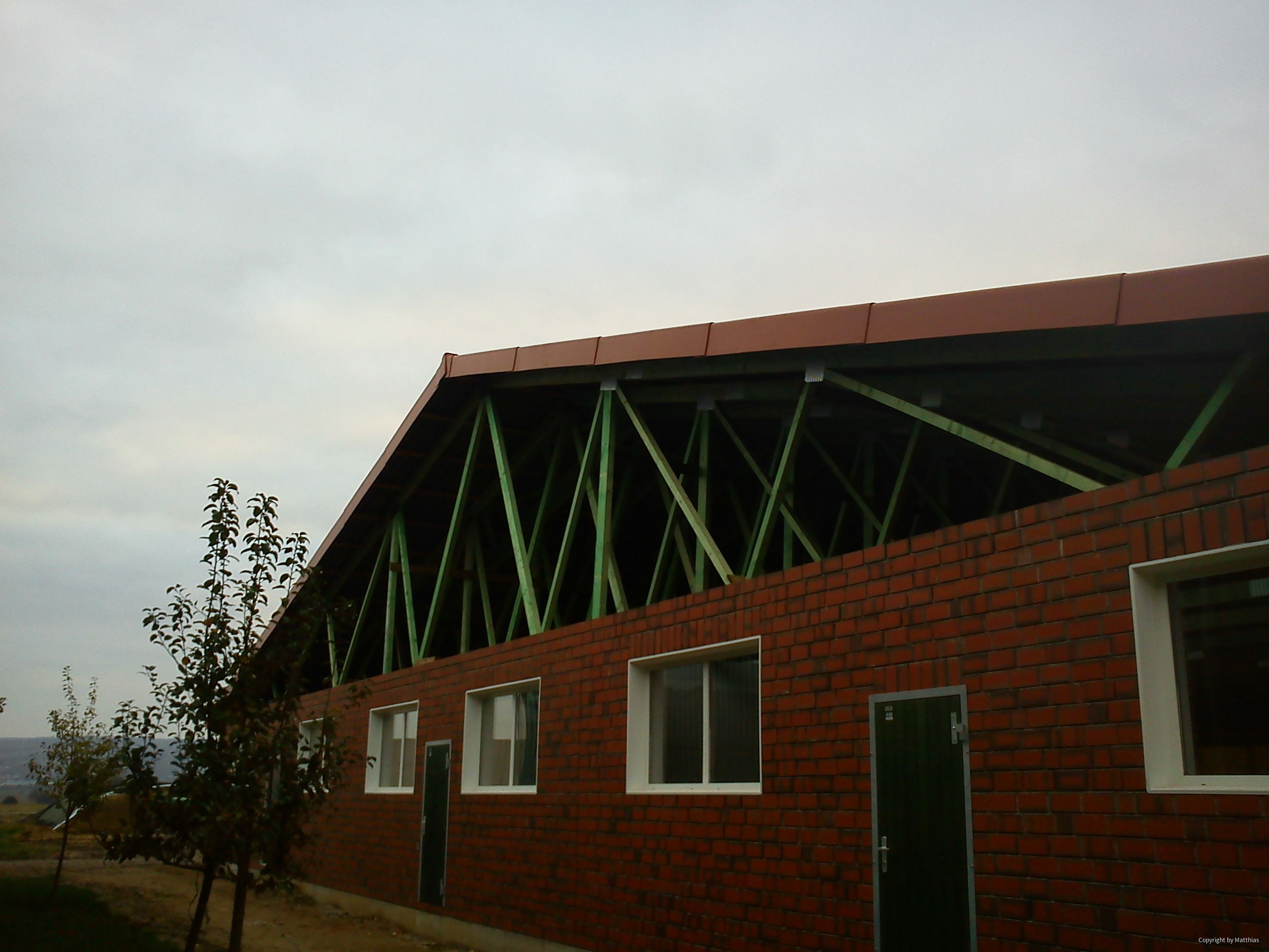 Maststall Bau im Jahr 2013 (Schweinemast)-3