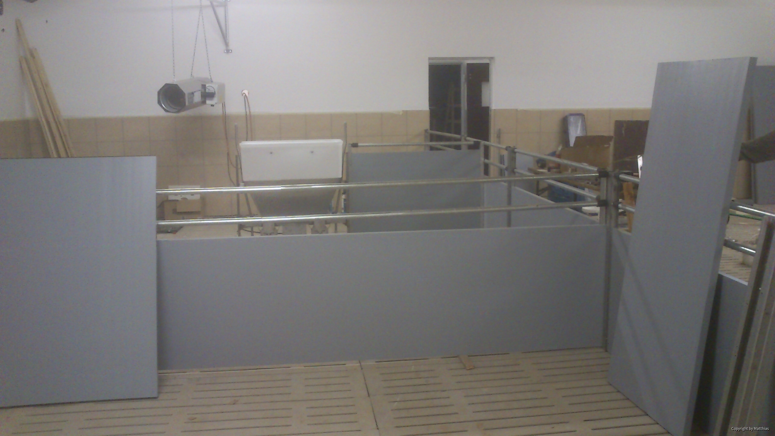 Maststall Bau im Jahr 2013 (Schweinemast)-5