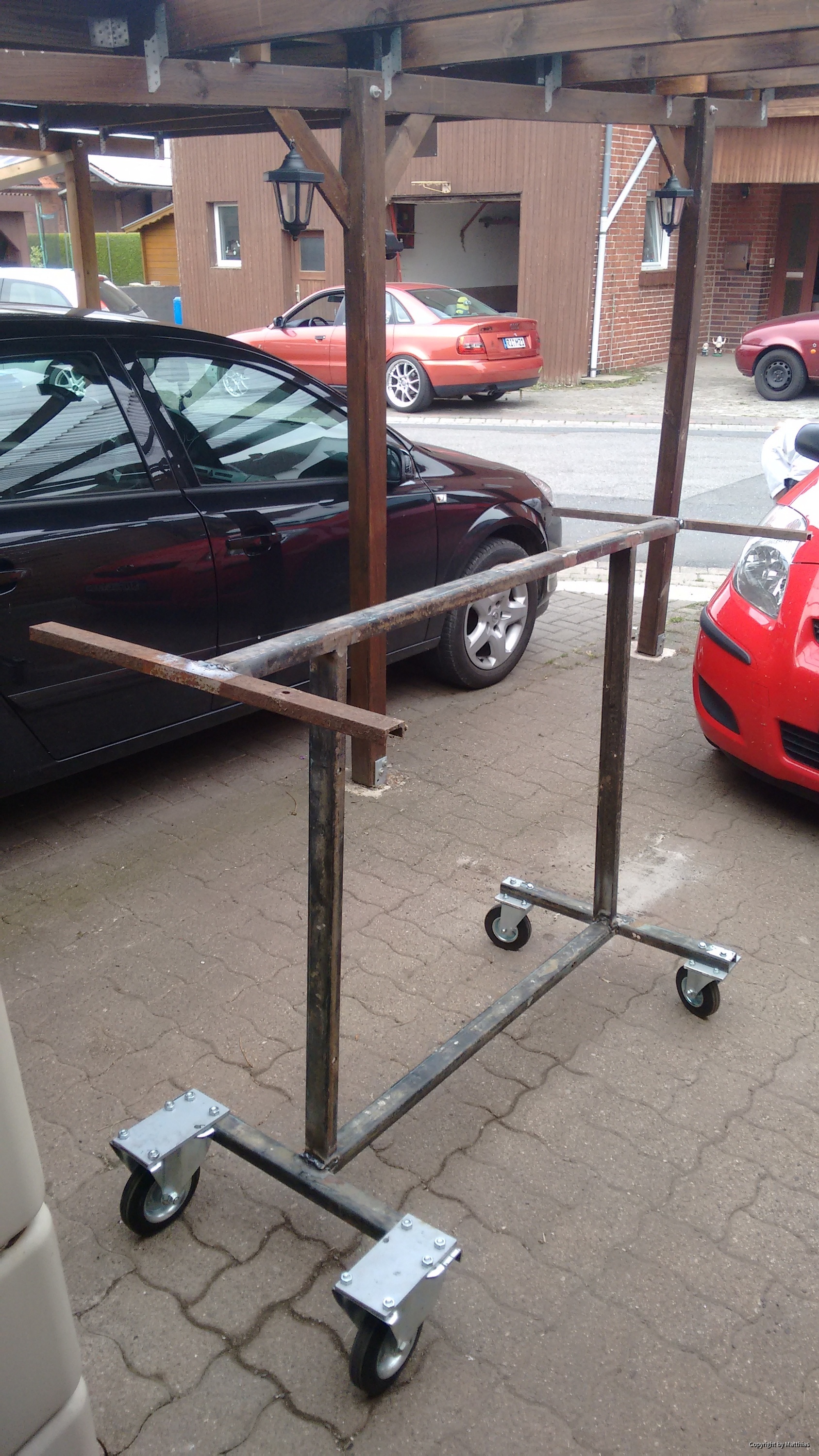 Schleppschlauchwagen für eine Dammann Cassic