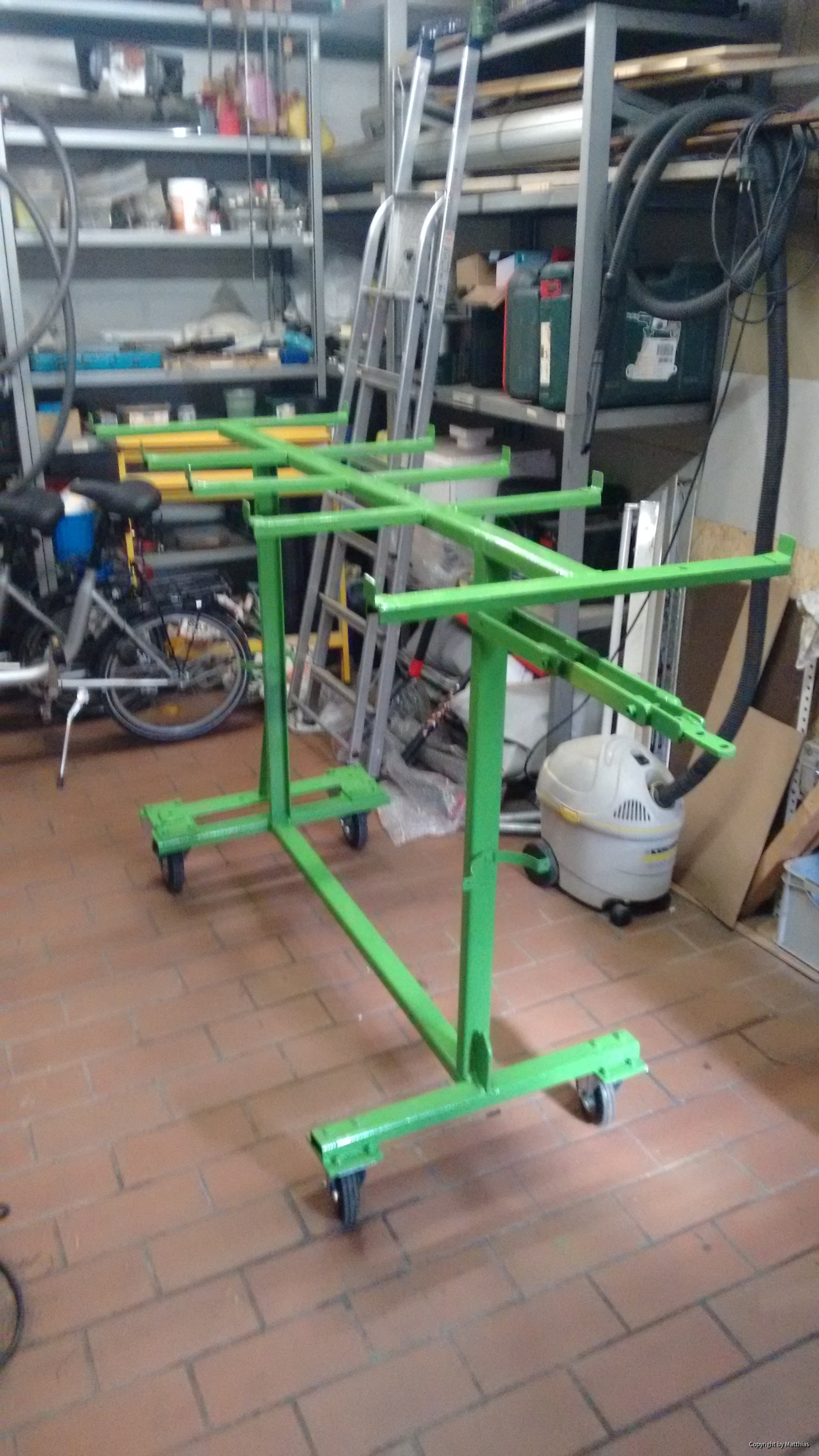 Schleppschlauchwagen für eine Dammann Cassic
