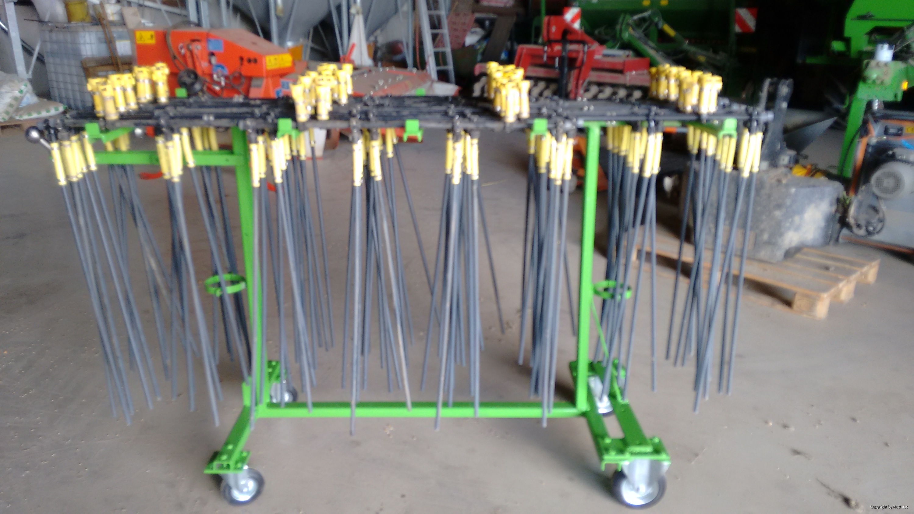 Schleppschlauchwagen für eine Dammann Cassic