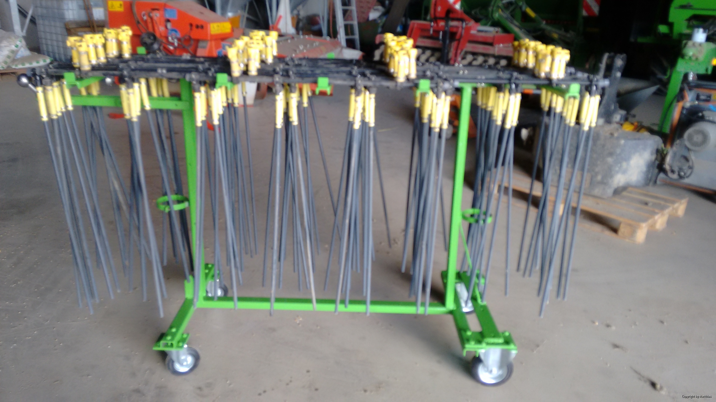 Schleppschlauchwagen für eine Dammann Cassic