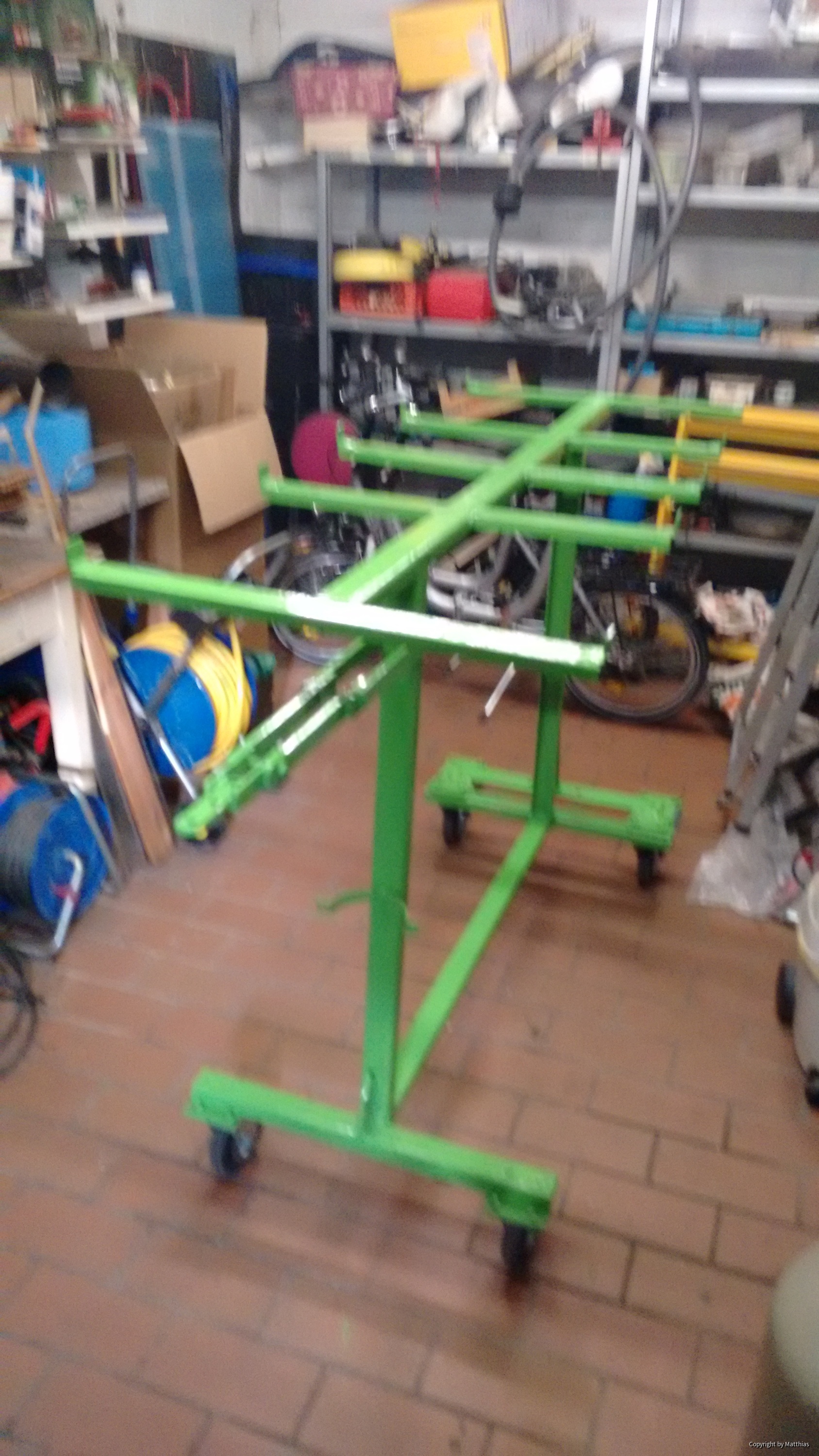 Schleppschlauchwagen für eine Dammann Cassic