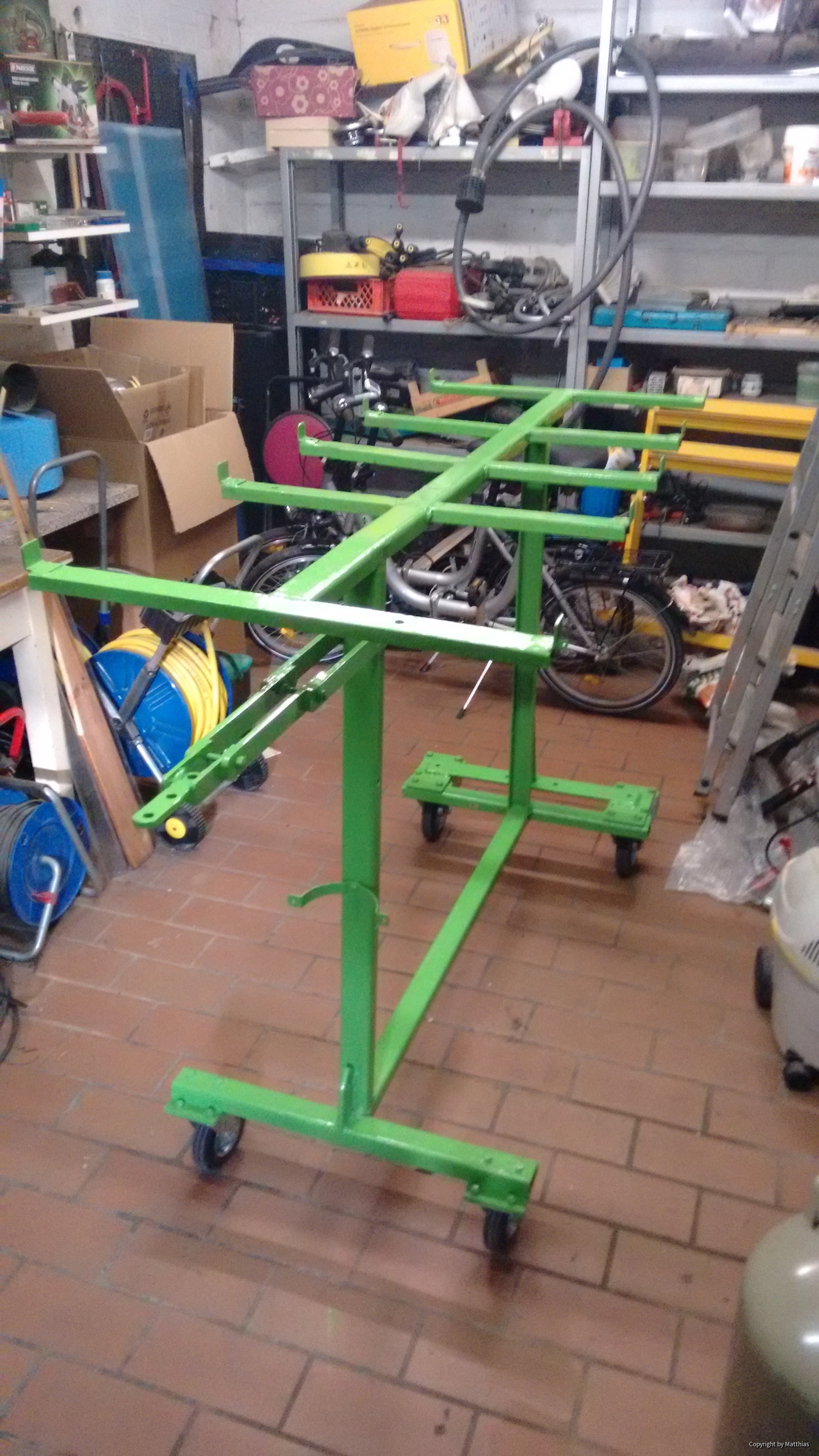 Schleppschlauchwagen für eine Dammann Cassic