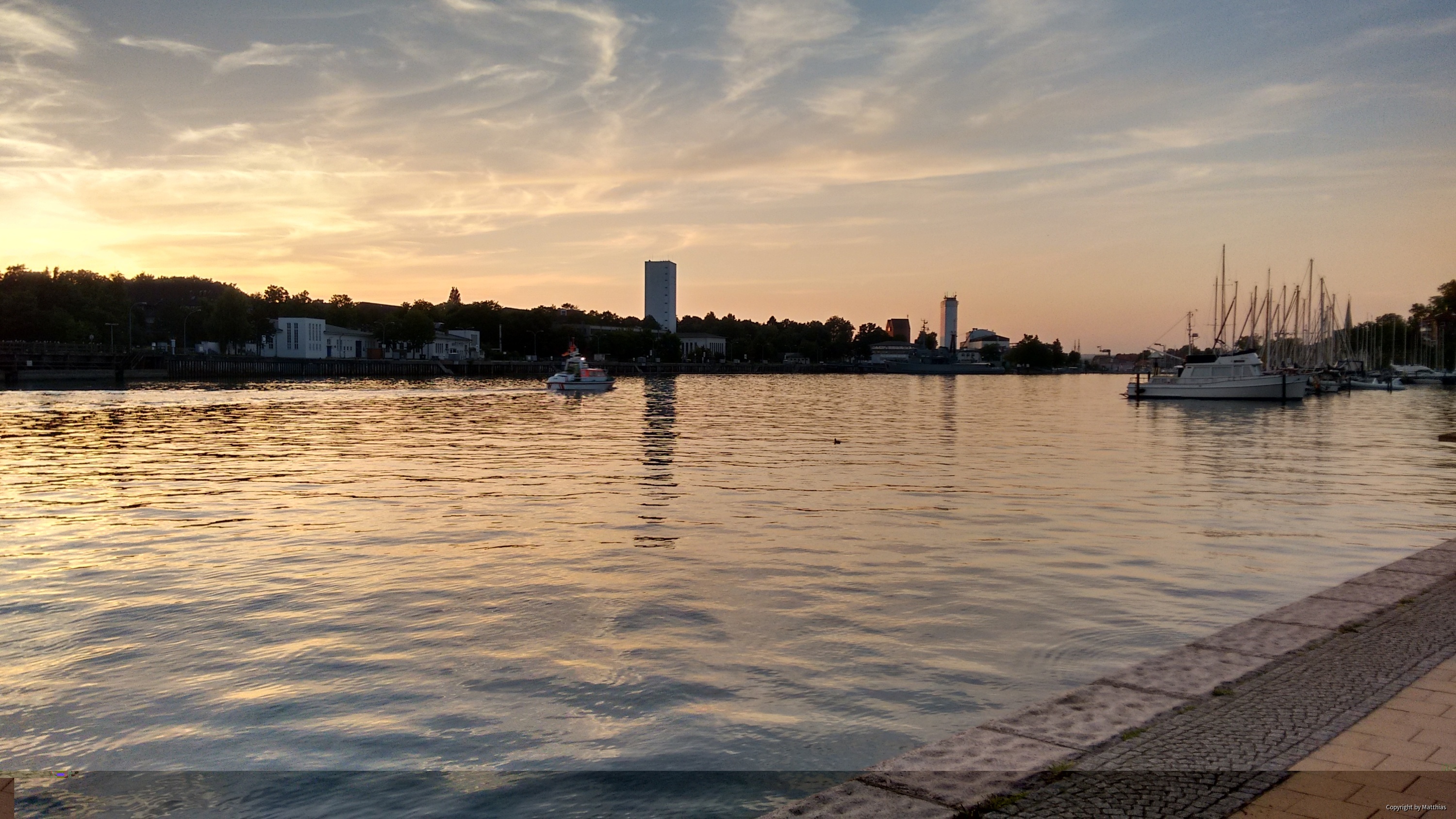 Neustadt in Holstein (Ostsee) am Abend