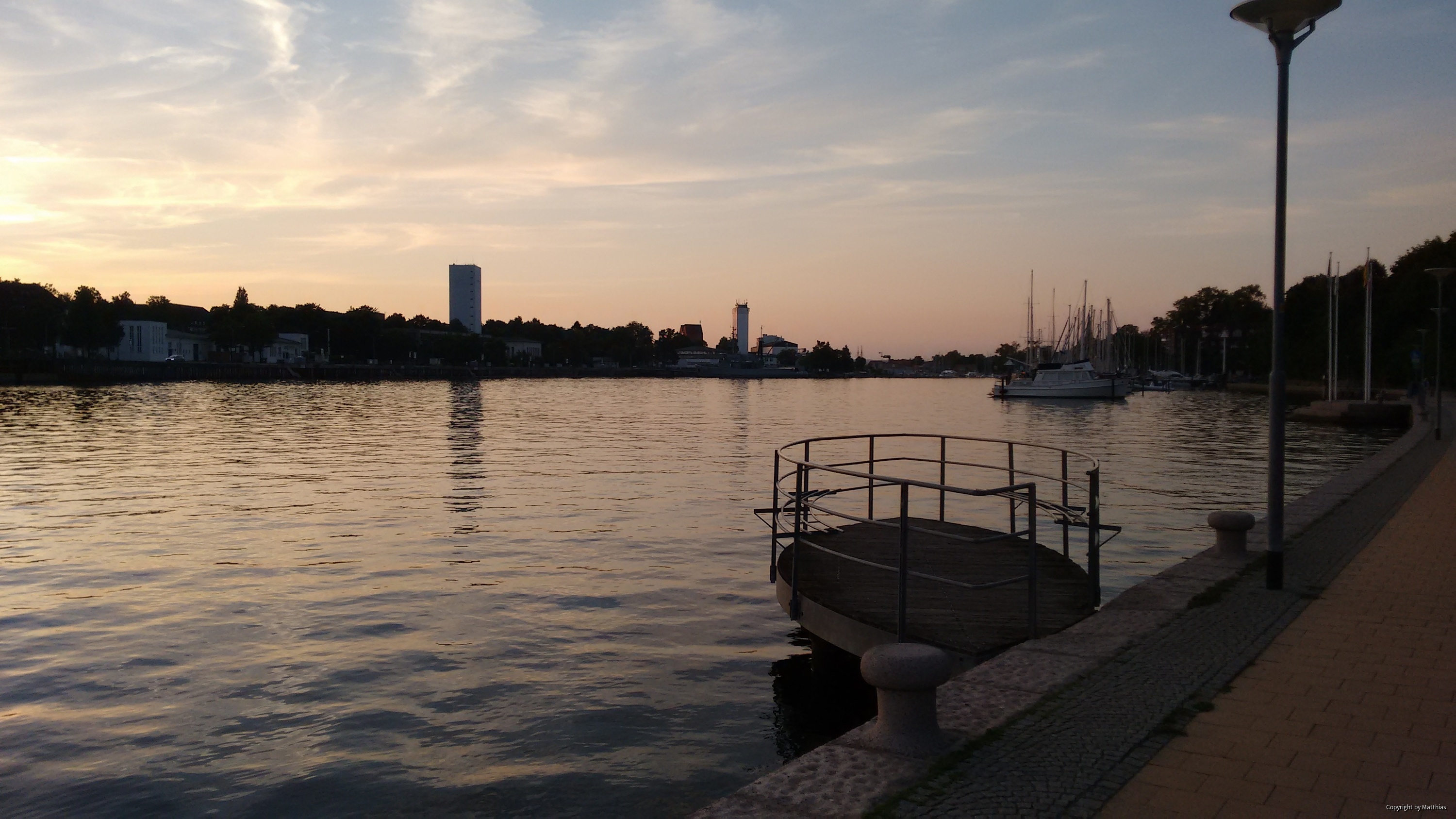 Neustadt in Holstein (Ostsee) am Abend