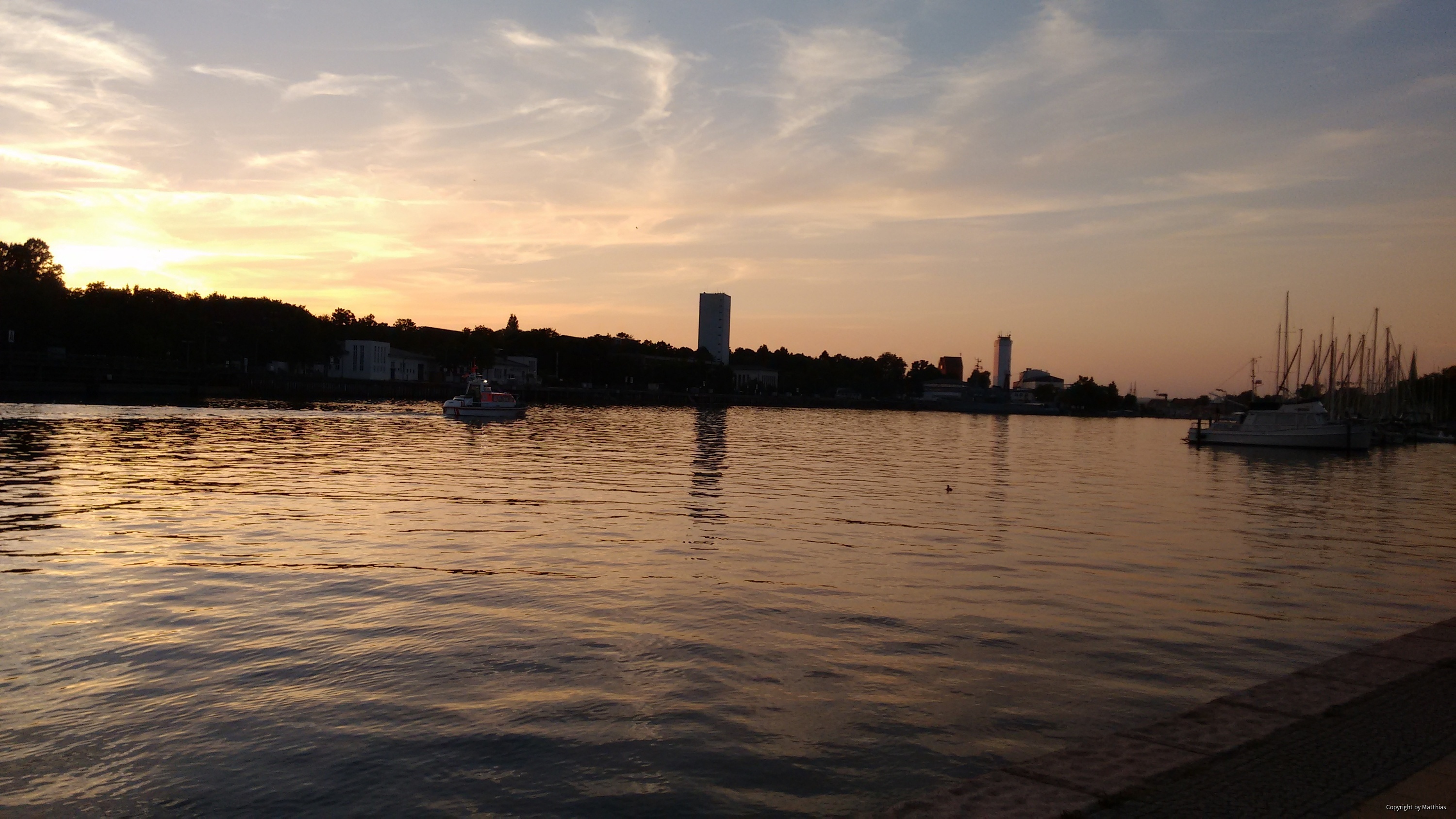 Neustadt in Holstein (Ostsee) am Abend