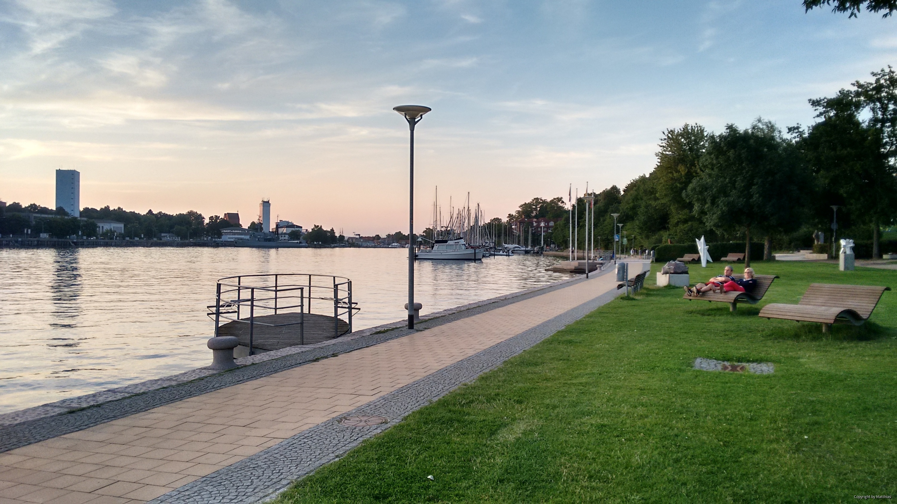 Neustadt in Holstein (Ostsee) am Abend