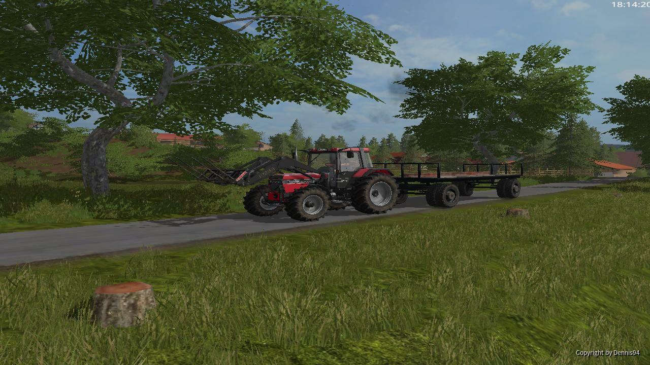 1056 XL am Ballen fahren