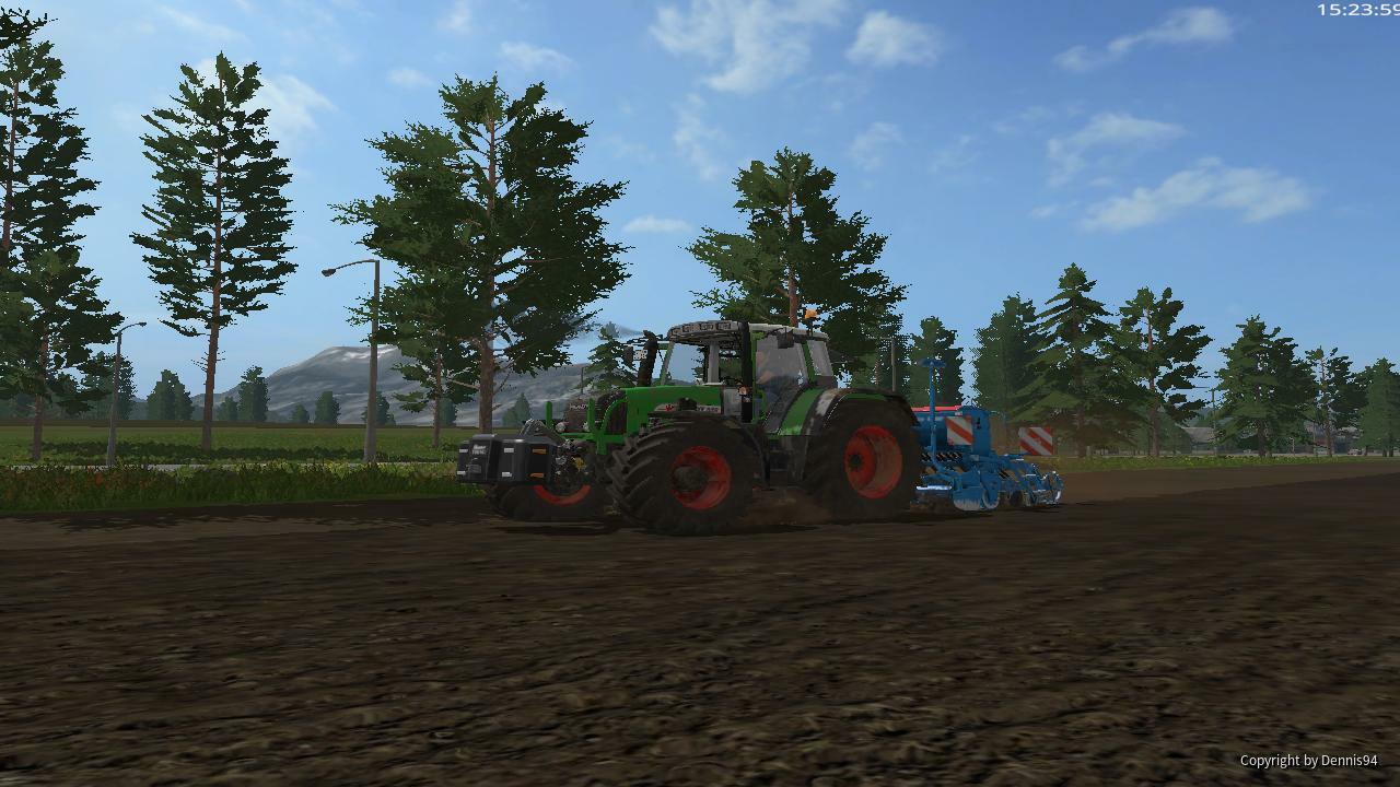 fendt vario 818 TMS am Sähen