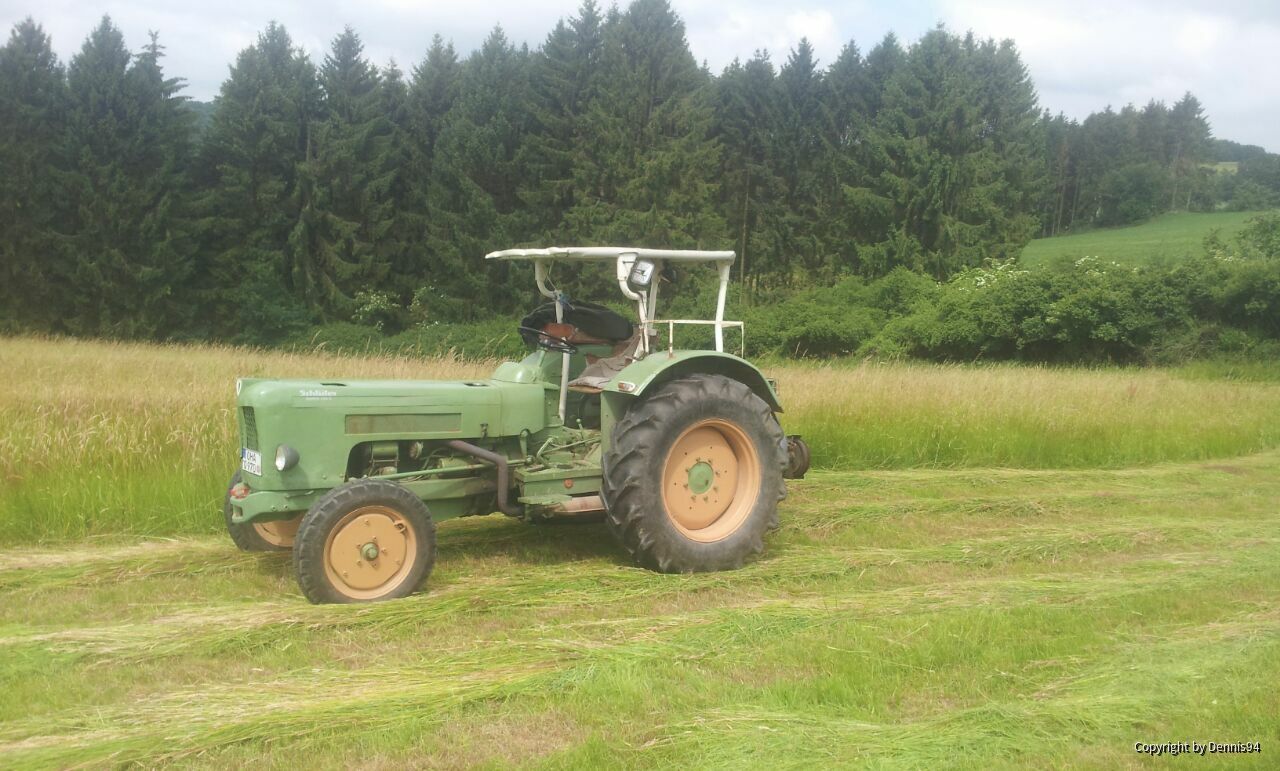 Schlüter Super 550s am wiese Mähen