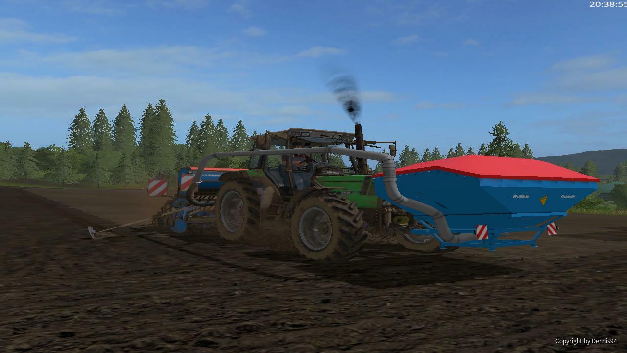 DX 6.31 mit lemken am sähen