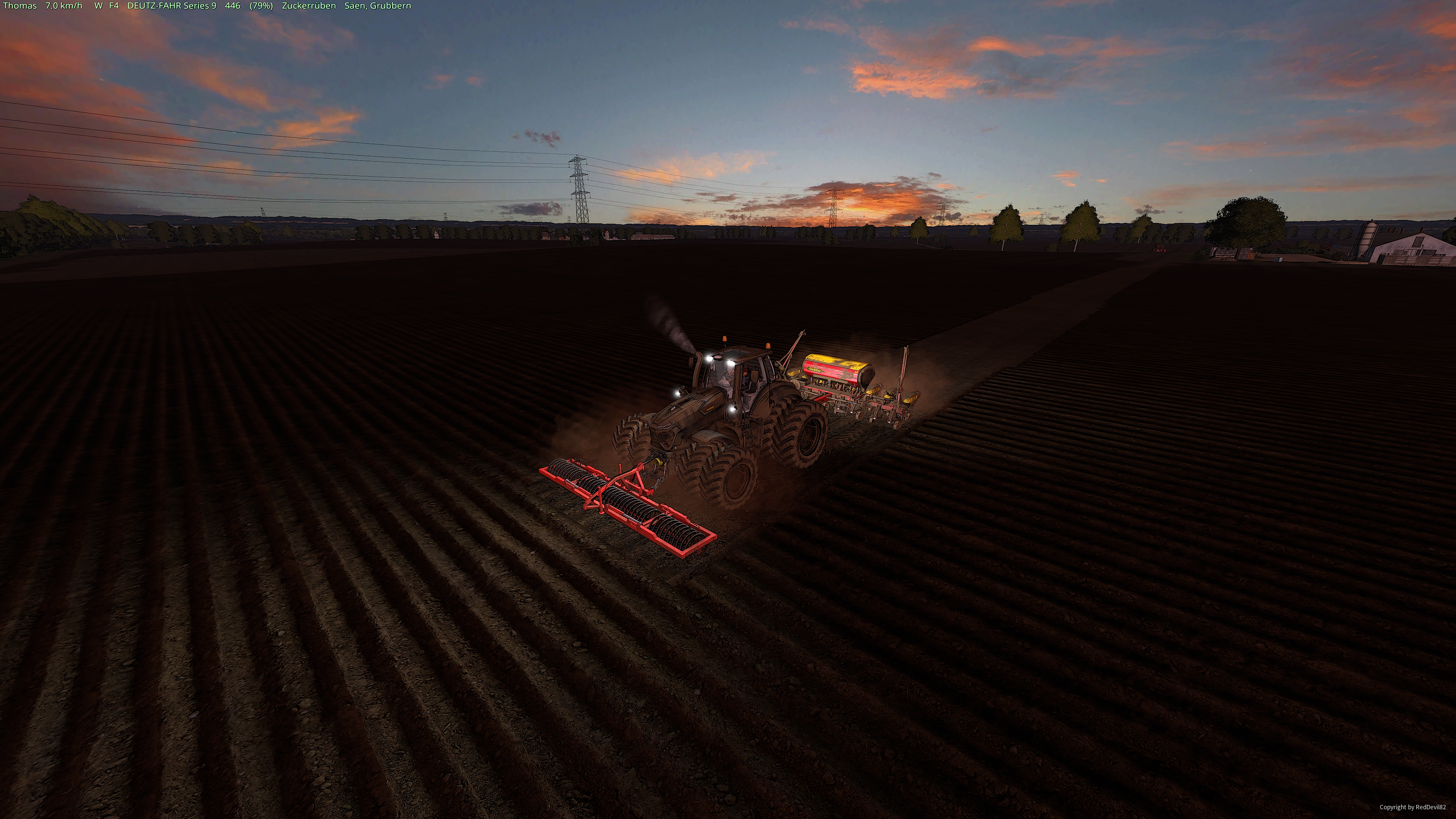 Das Feld....Der Traktor...und Ich....