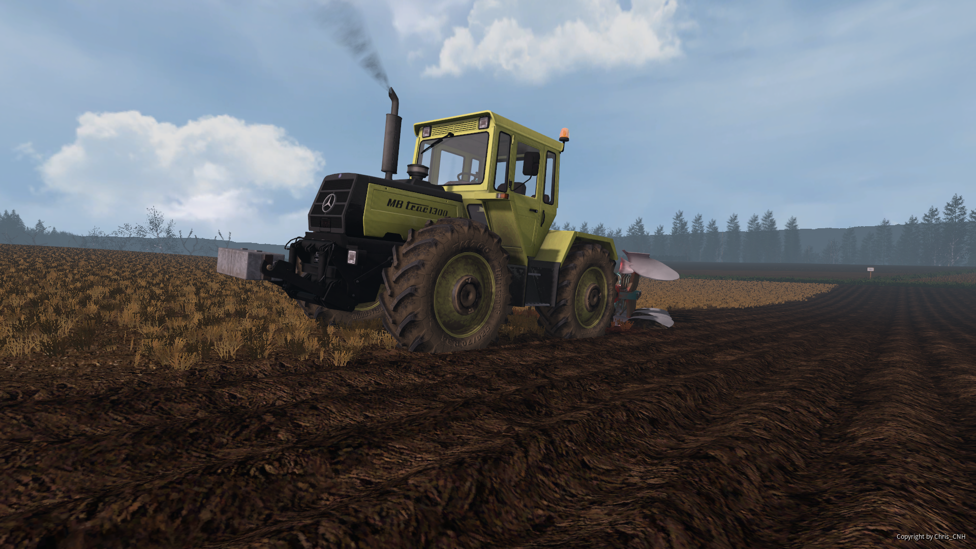 MB Trac 1300 am Pflügen