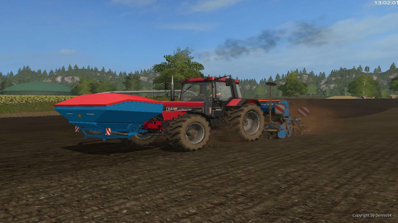 Case IH 1056XL am drillen mit lemken