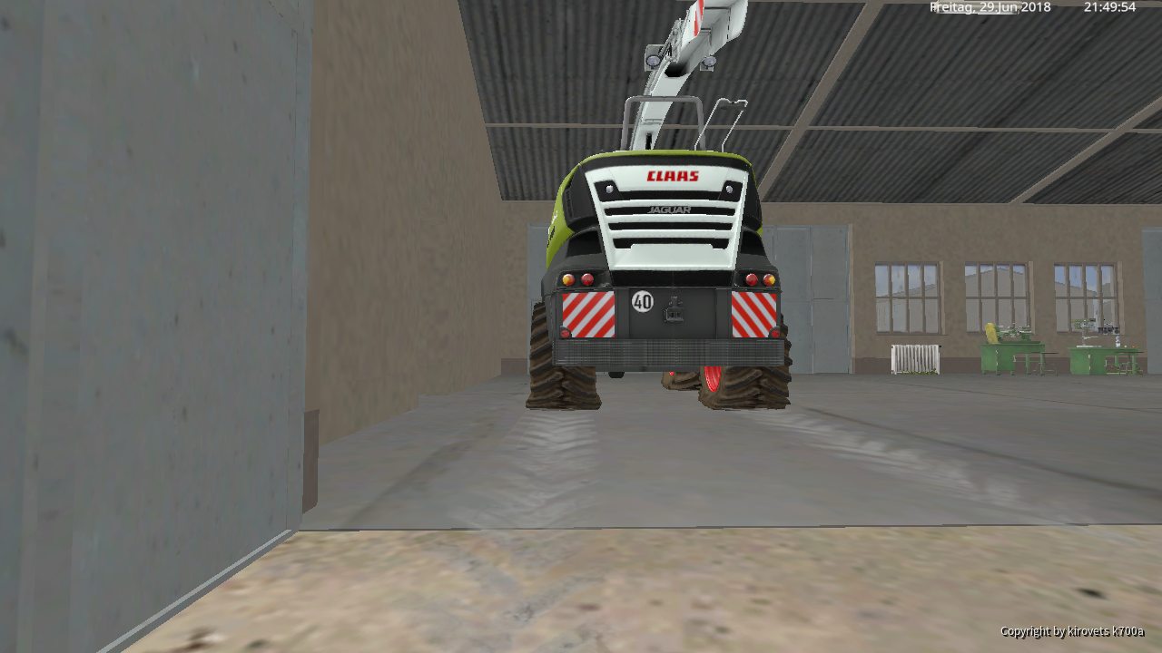 Sollte wohl mal Luftpumpen am Claas Jaguar 950