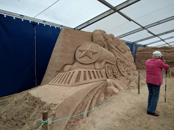 Sandskulpturen-Festival im Ostseebad Binz