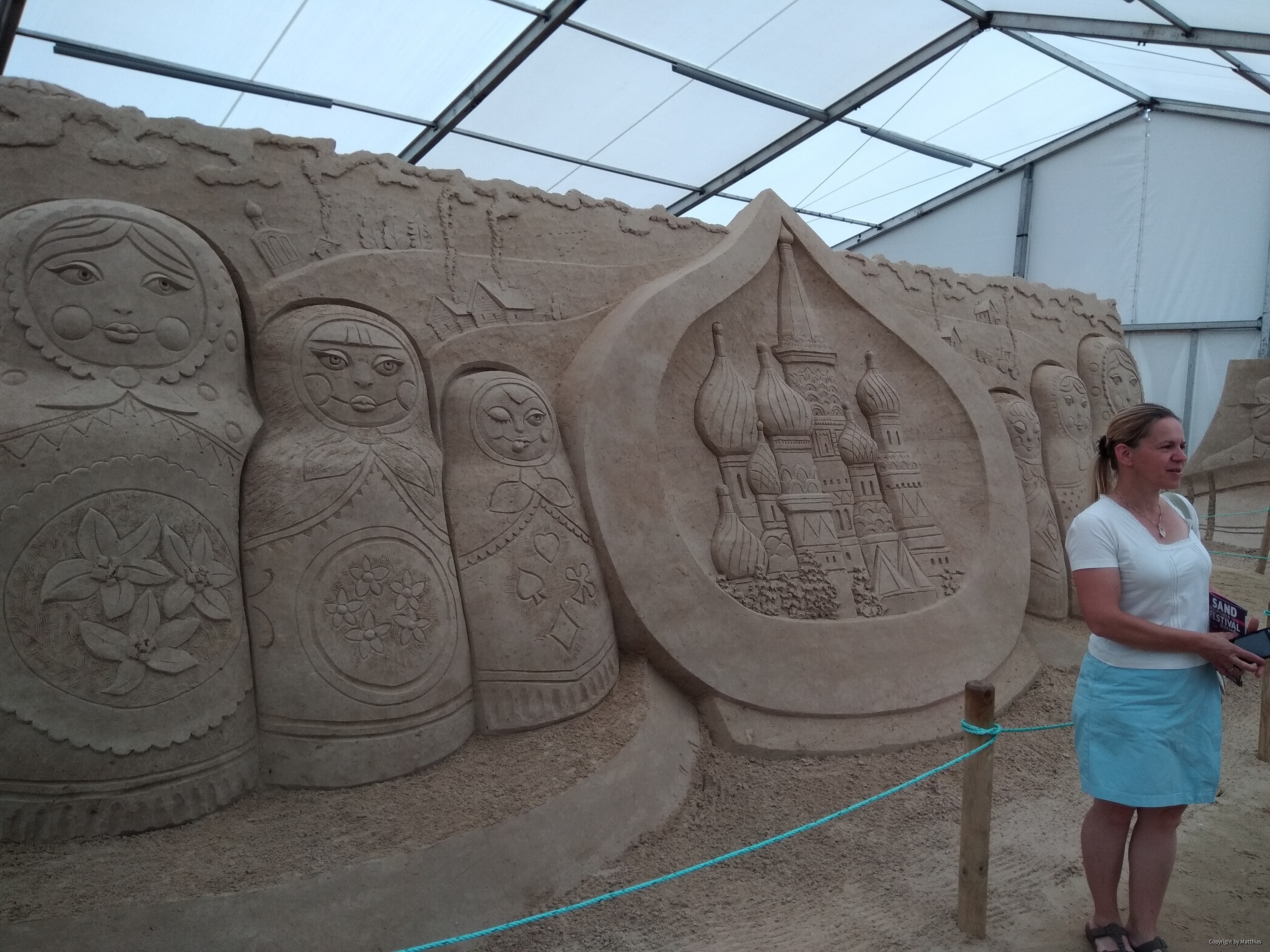 Sandskulpturen-Festival im Ostseebad Binz